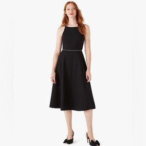 Kate Spade Black Rhinestone Golightly Dress Size 4